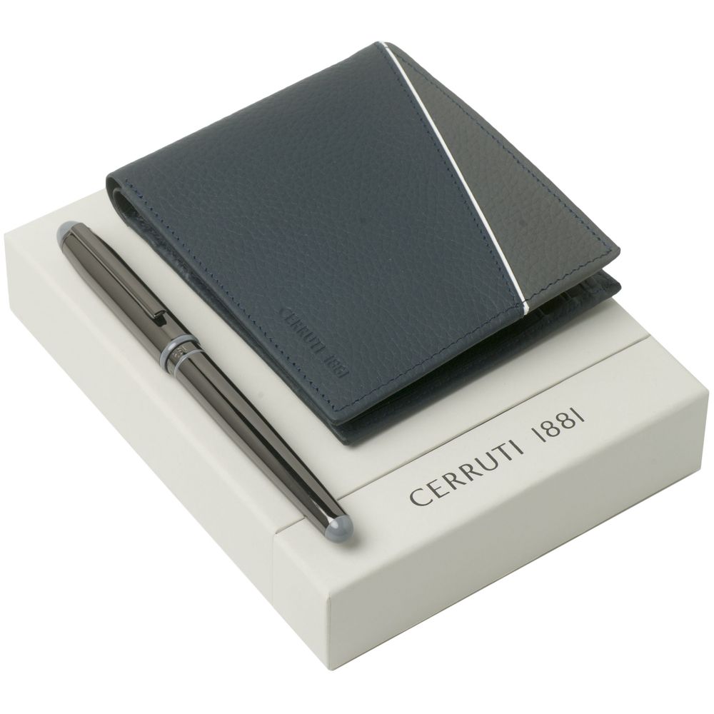 Набор Cerruti 1881: кошелек и роллер фото на сайте Print Logo.