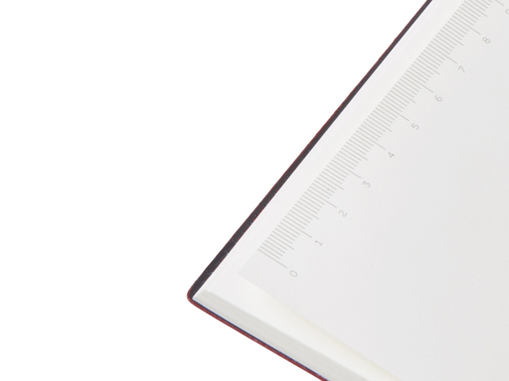 Блокнот А5 Bradbury, гибкая обложка, 80 листов 80 гр/м2 FSC бумага, красный