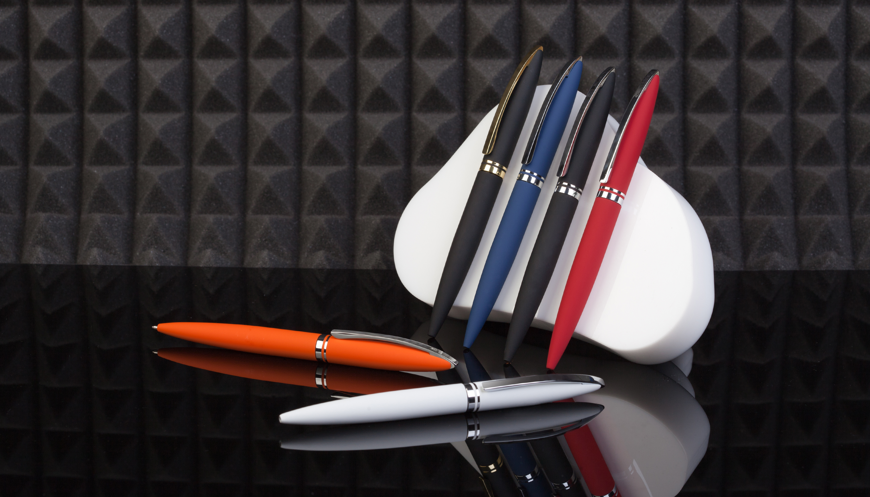 Ручка шариковая "Rocket", черный с золотом