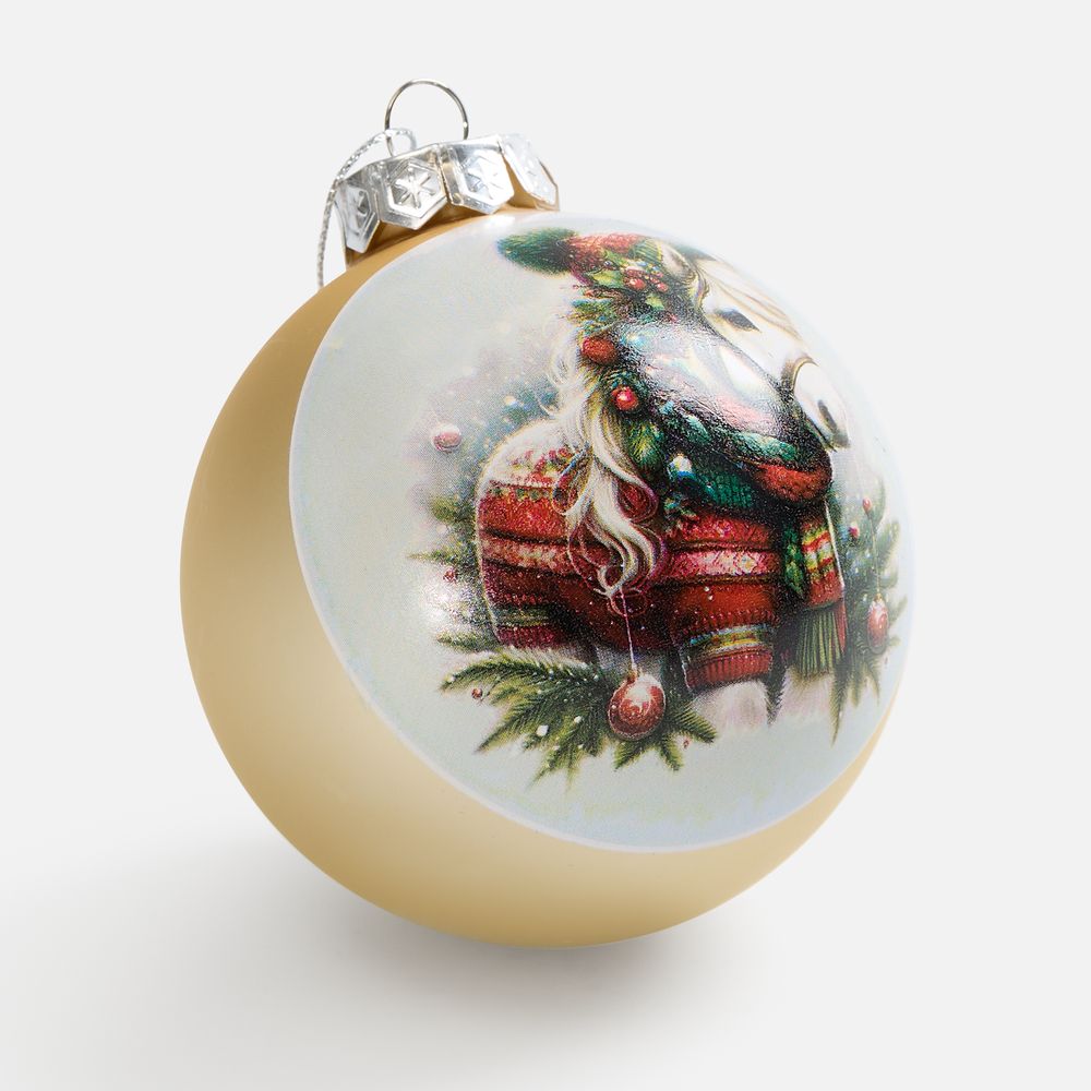 Елочный шар Finery Matt, 8 см