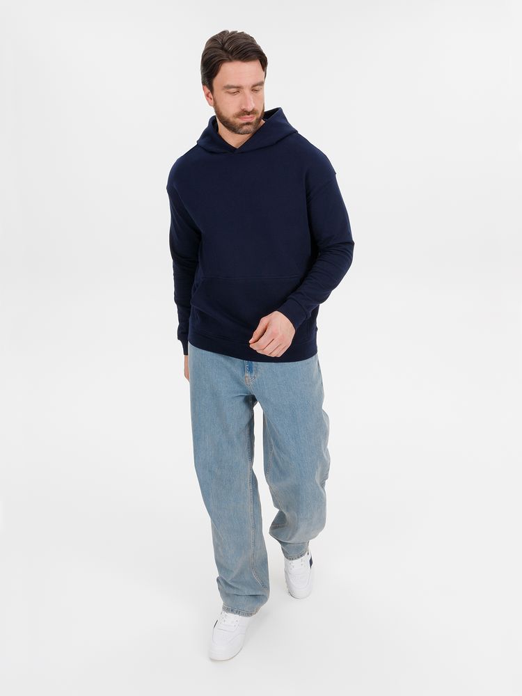 Худи оверсайз унисекс Outshine, темно-синее, размер XS/S