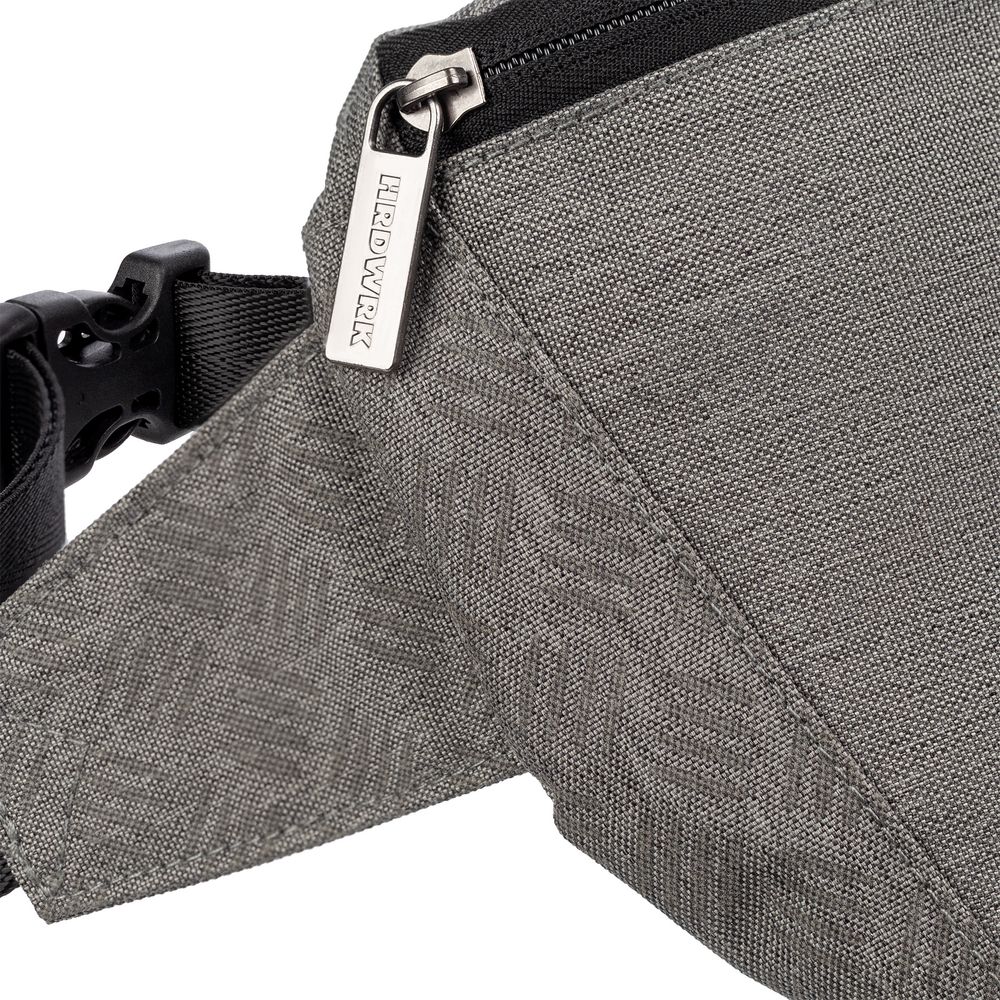 Поясная сумка со светоотражающим паттерном Hard Work Reflective фото на сайте Print Logo.