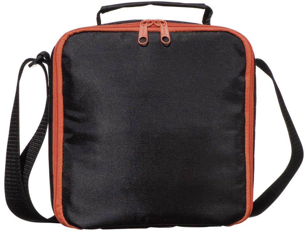 Сумка-холодильник Bergen, черный/прозрачный крышки