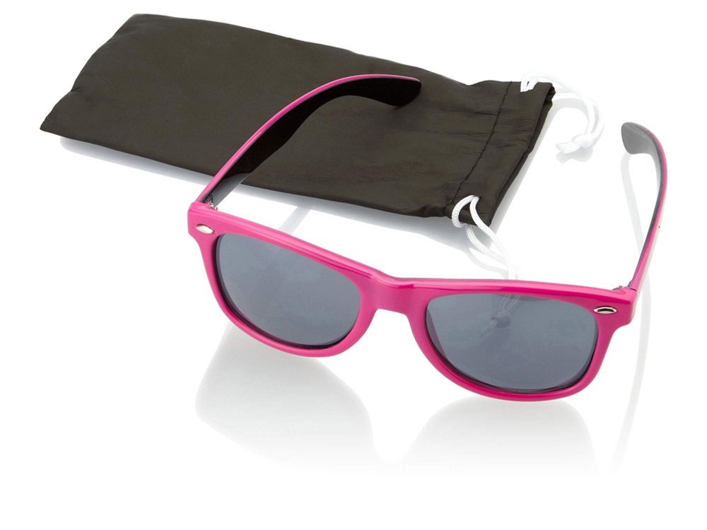 Очки солнцезащитные Crockett, розовый/черный