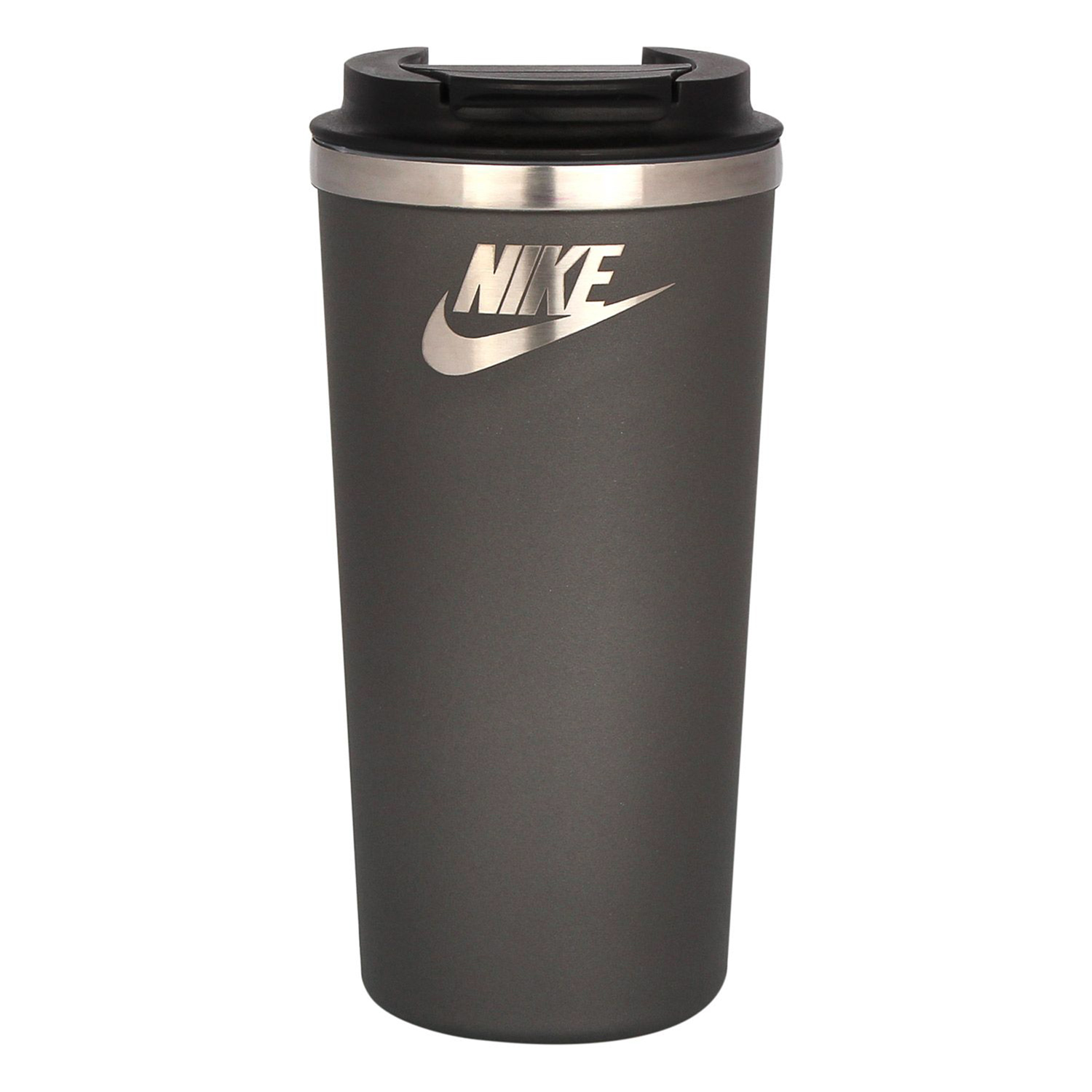 Термокружка вакуумная Палермо (Palermo), серая, гладкая поверхность