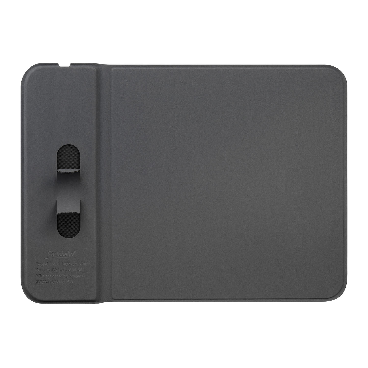 Коврик для мыши с беспроводным зарядным устройством 15W Онор (Honor), синий фото на сайте Print Logo.