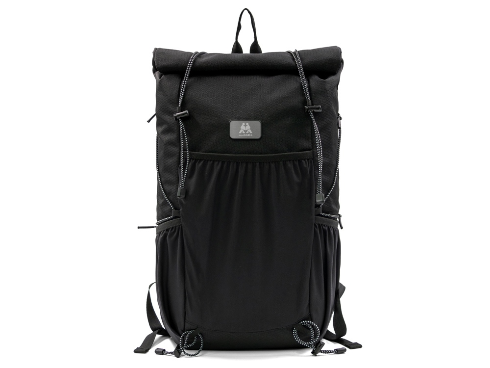 Легкий складывающийся рюкзак-мессенджер Venturer Eco, черный