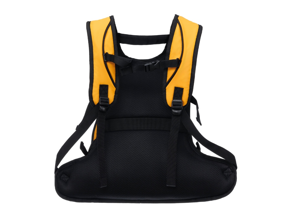 Рюкзак TORBER РИТМ, желтый, полиэстер 900D с PU покрытием, 45 х 32 х 20 см