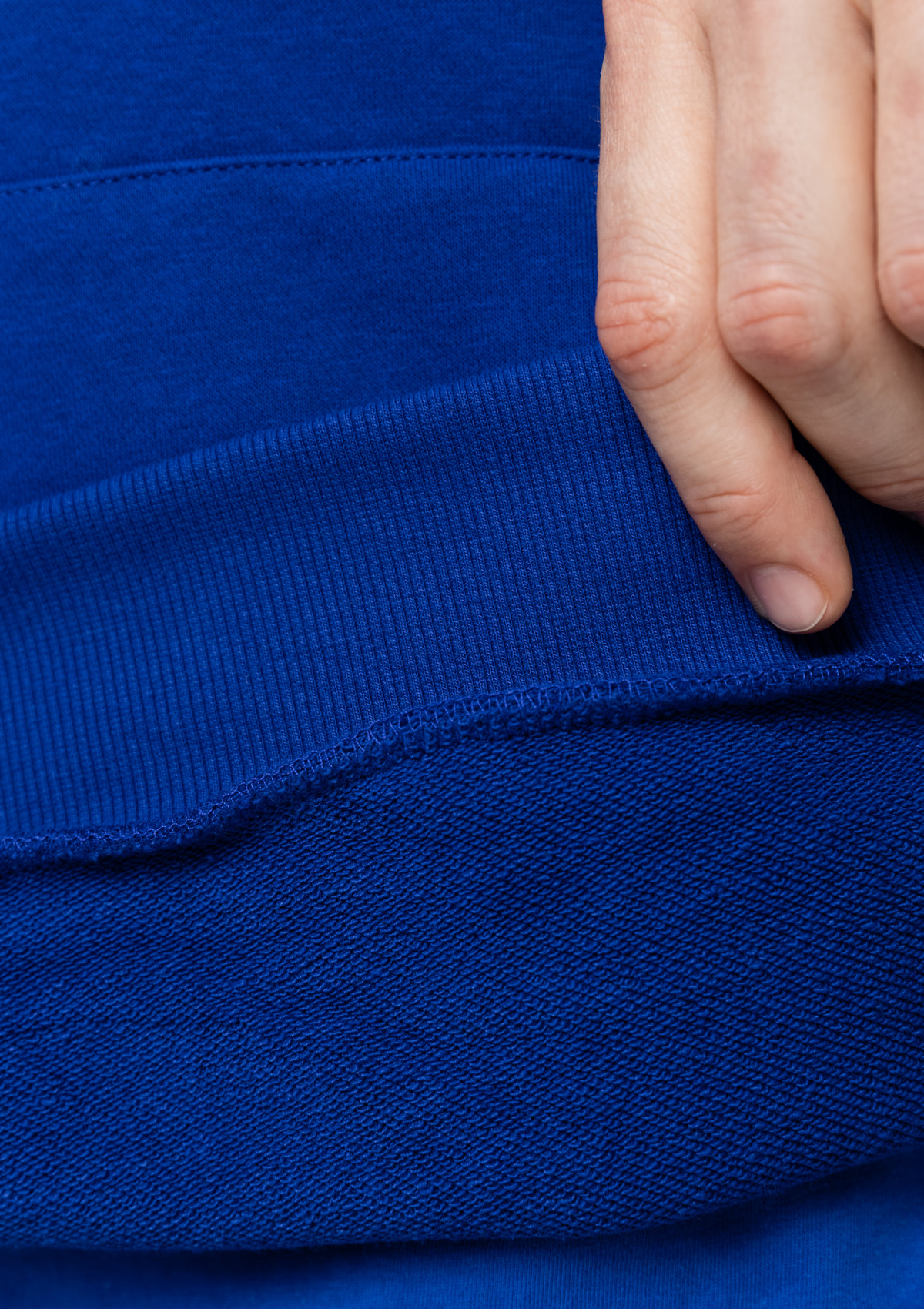 Худи унисекс STAN оверсайз футер без начёса 350, 66, Синий электрик,  (47)  (48/M)