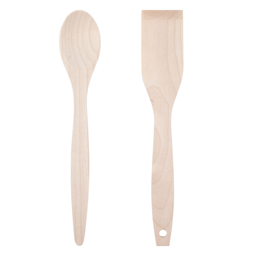 Набор из лопатки и ложки Stir and Fry — пример нанесения логотипа () | Print Logo