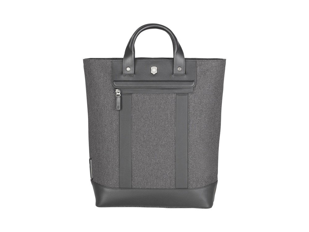 Сумка-рюкзак VICTORINOX Architecture Urban2 2way Carry Tote 15'',серая,полиэстер/кожа,40x15x40см,20л