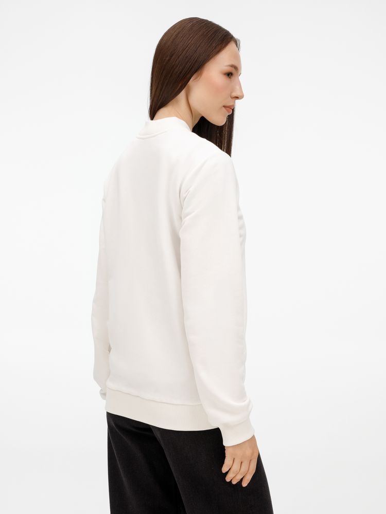 Бомбер унисекс Nuppu, молочно-белый, размер XL