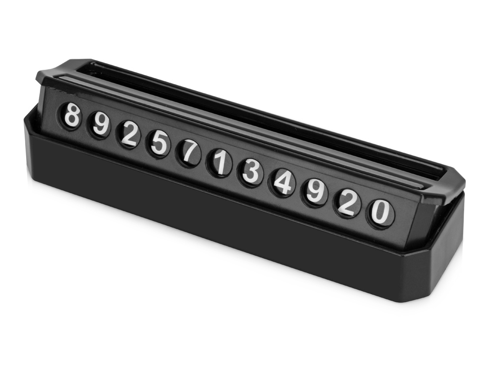 Табличка Tempark с номером телефона для временной парковки с логотипом  | Print Logo