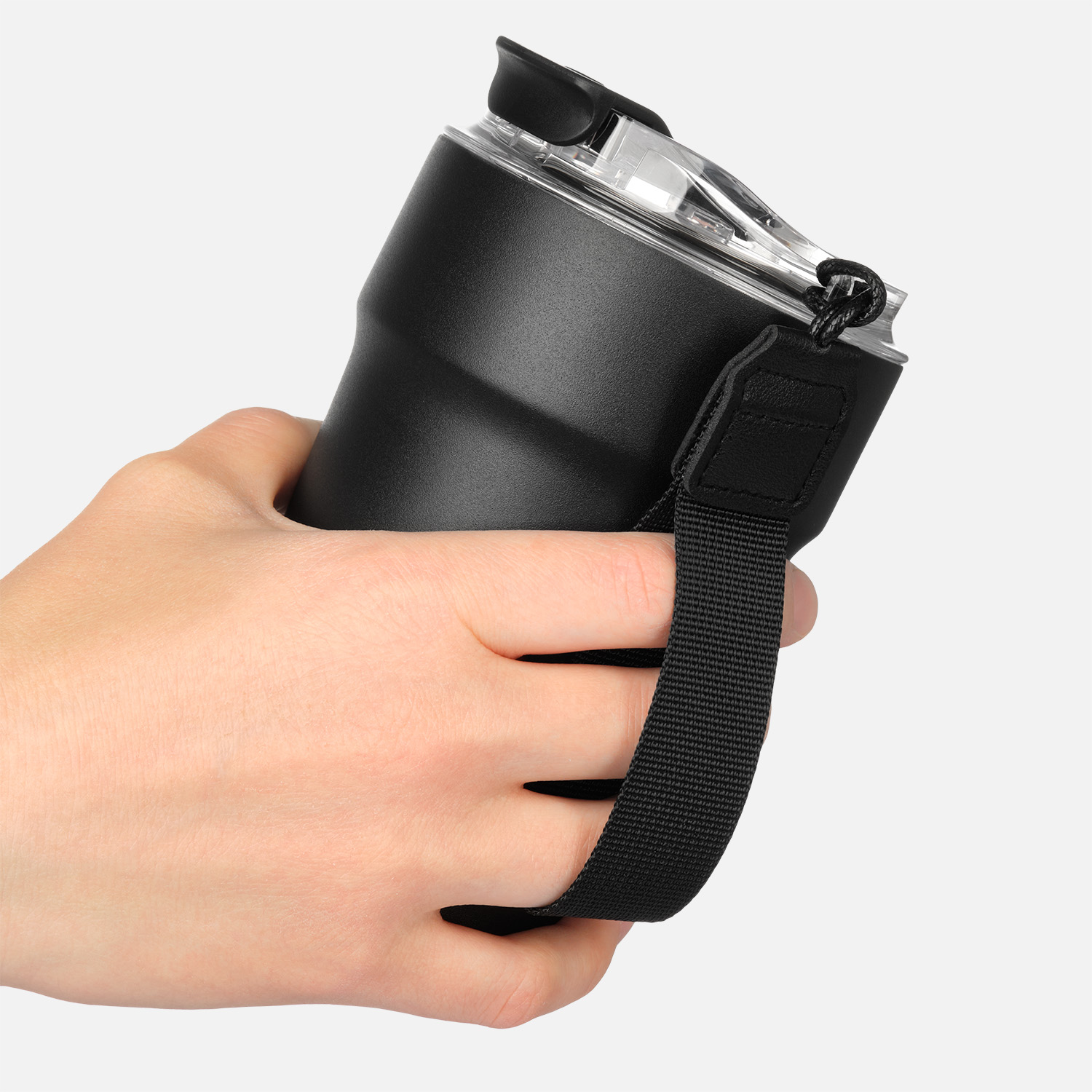 Термокружка вакуумная Монако, черная