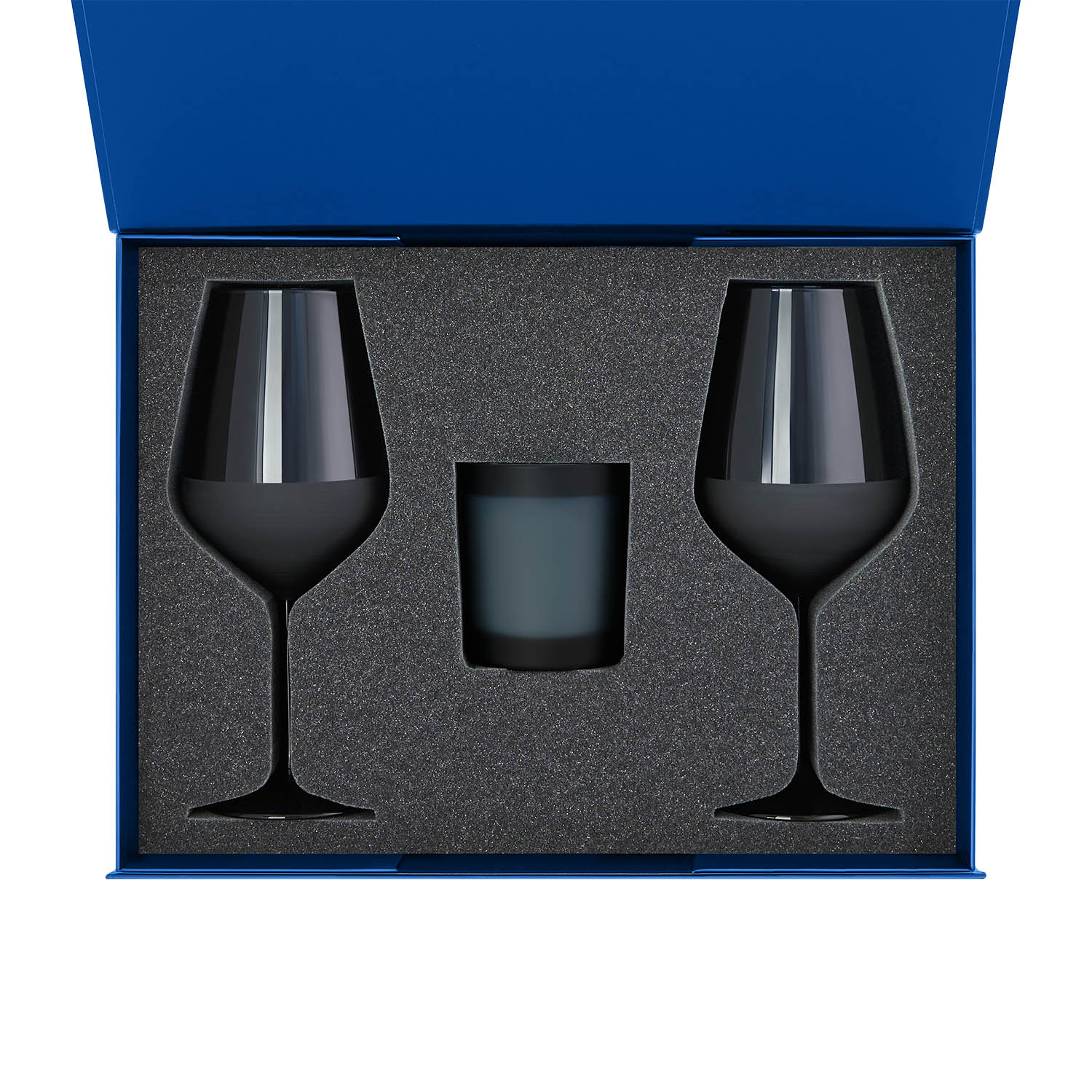 Ложемент под свечу Энигма (Enigma) + 2 бокала для вина в среднюю коробку-трансформер (арт. 695721)
