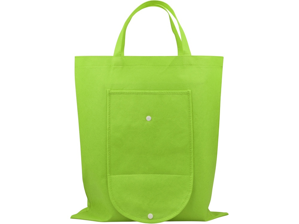 Складная сумка Plema из нетканого материала, лайм