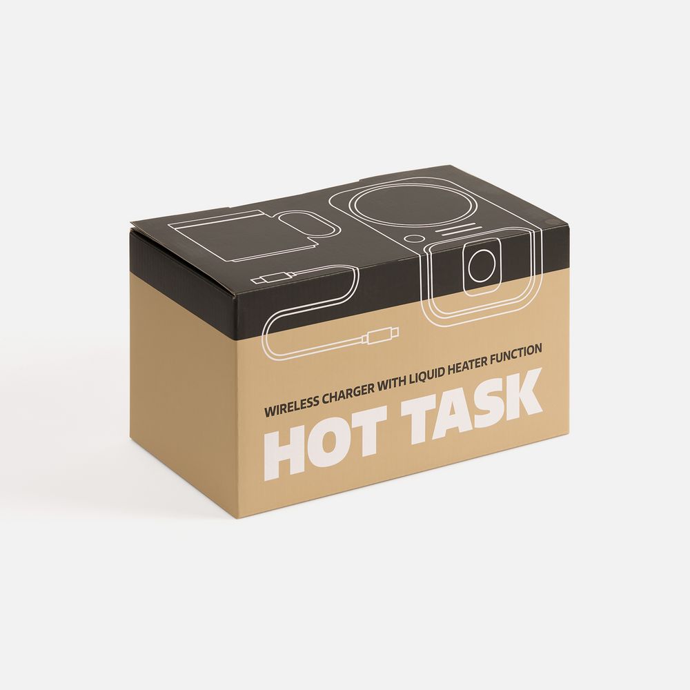 Беспроводное зарядное устройство с подогревом кружки Hot Task
