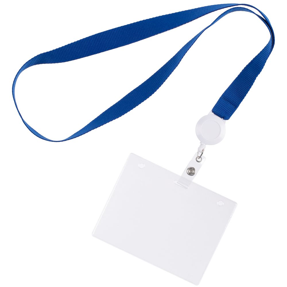 Карман для бейджа Lucid, горизонтальный — пример нанесения логотипа () | Print Logo