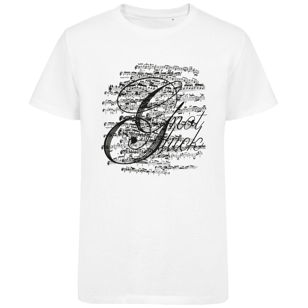 Футболка Not Gluck, белая, размер L