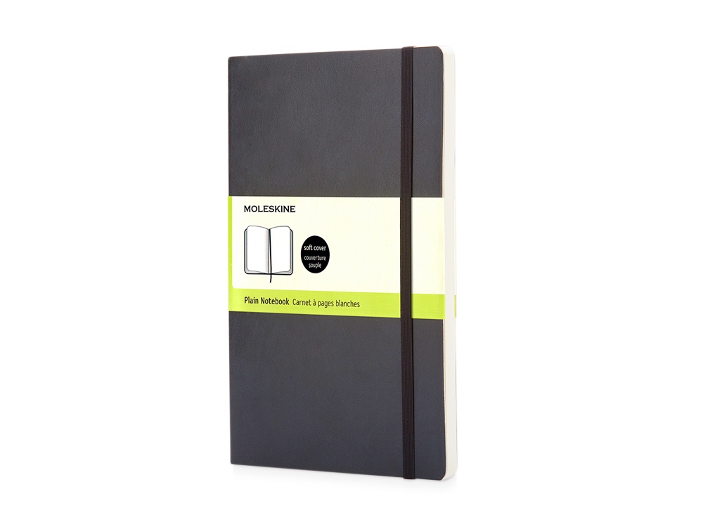 Записная книжка А6 (Pocket) Classic Soft (нелинованный) с логотипом Moleskine | Print Logo
