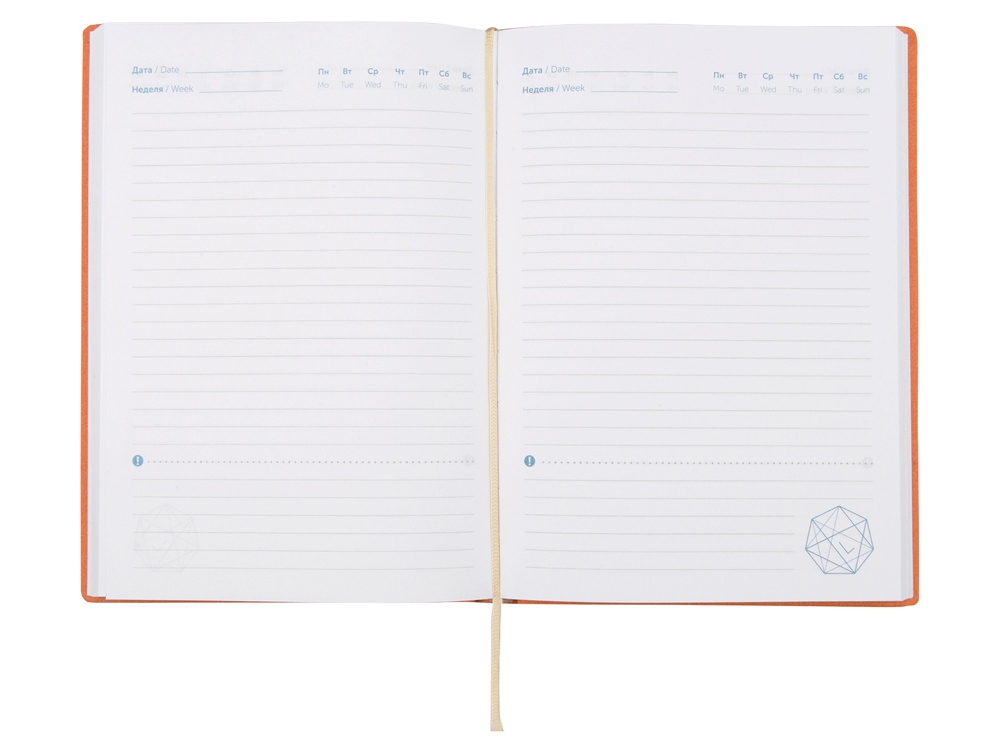 Ежедневник недатированный А5 Medley AR , оранжевый