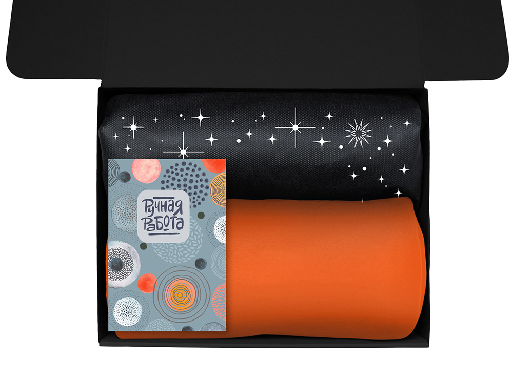 Подарочный набор Re:y. Vive с пледом, френч-прессом и кофе