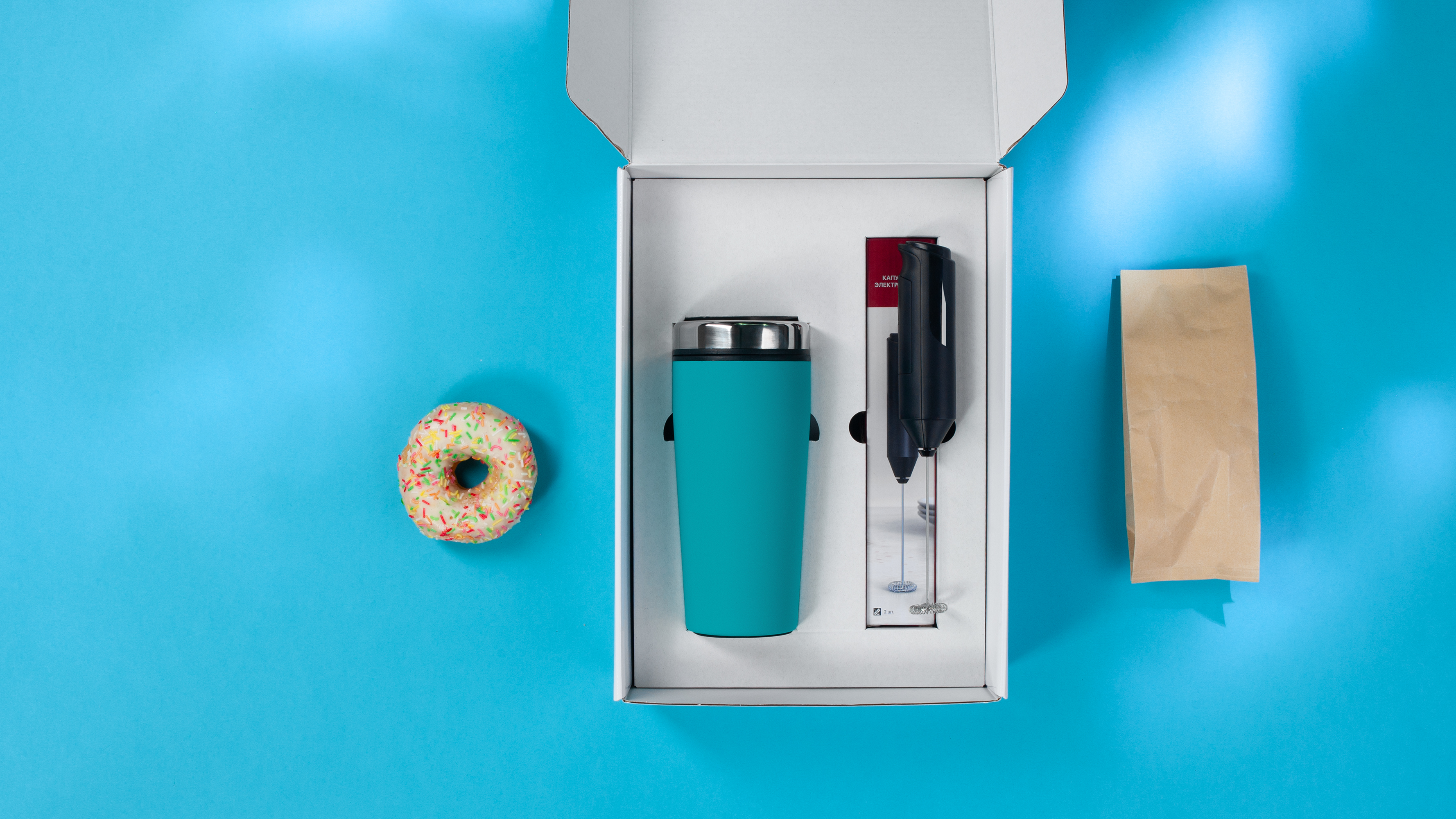 Набор "Макиато", зеленое яблоко