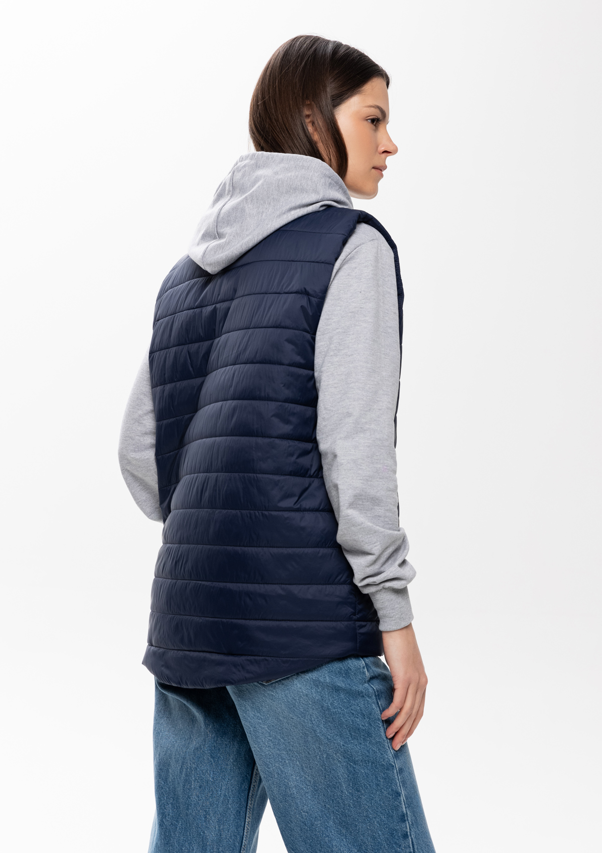 Жилет унисекс утепленный STAN таффета, 65, 87, Тёмно-синий,  (46)  (48/M)