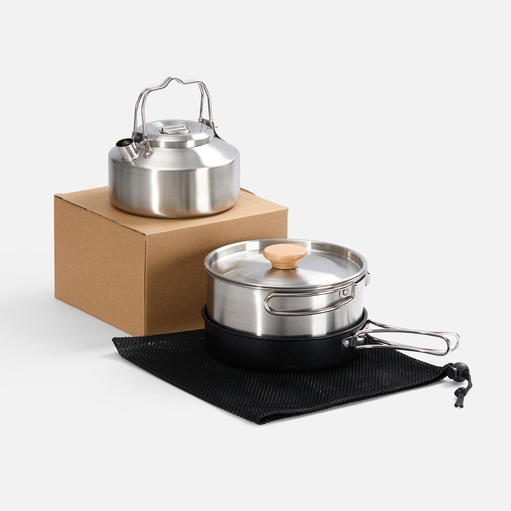 Набор туристической посуды Stackado с логотипом  | Print Logo