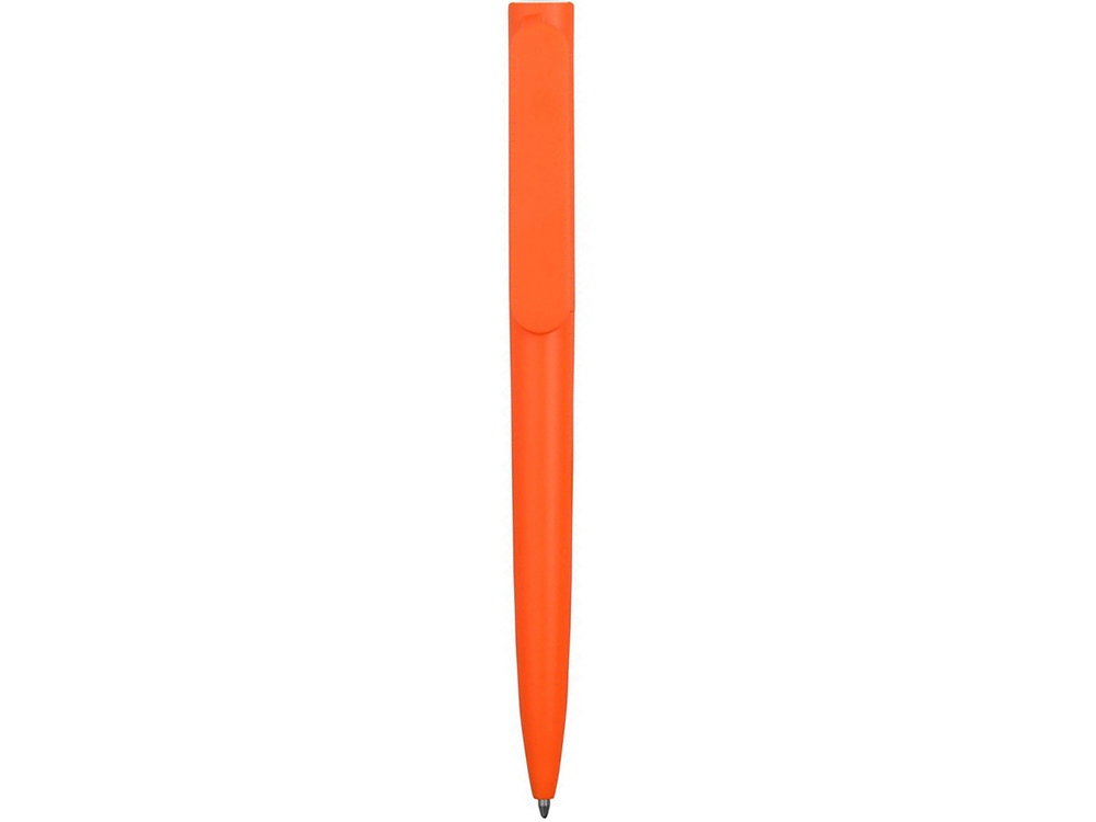 Ручка пластиковая шариковая Umbo, оранжевый/черный