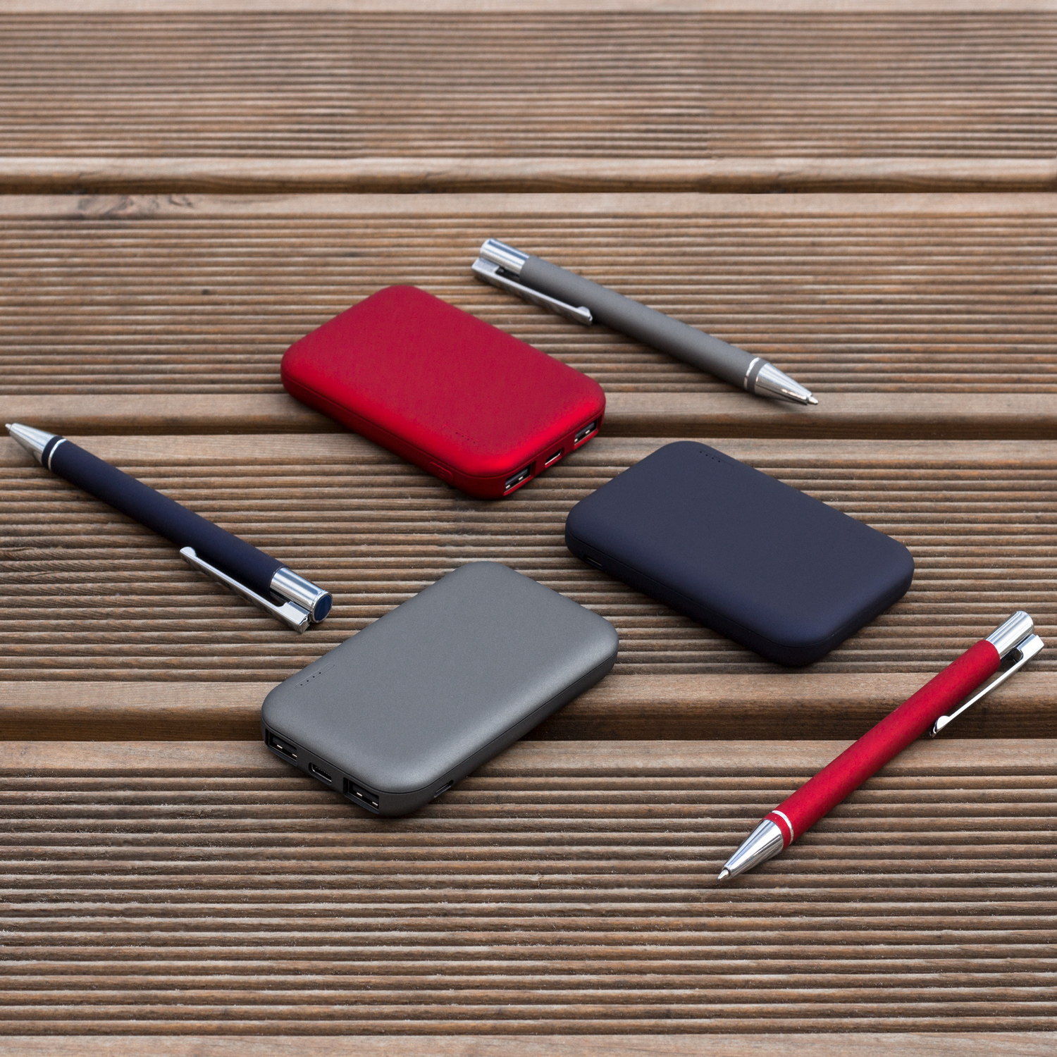 Внешний аккумулятор Velutto 5000 mAh, серый фото на сайте Print Logo.