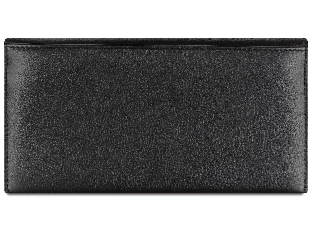 Кошелёк женский BUGATTI Lady Top, чёрный, натуральная воловья кожа, 19,5х2х10 см