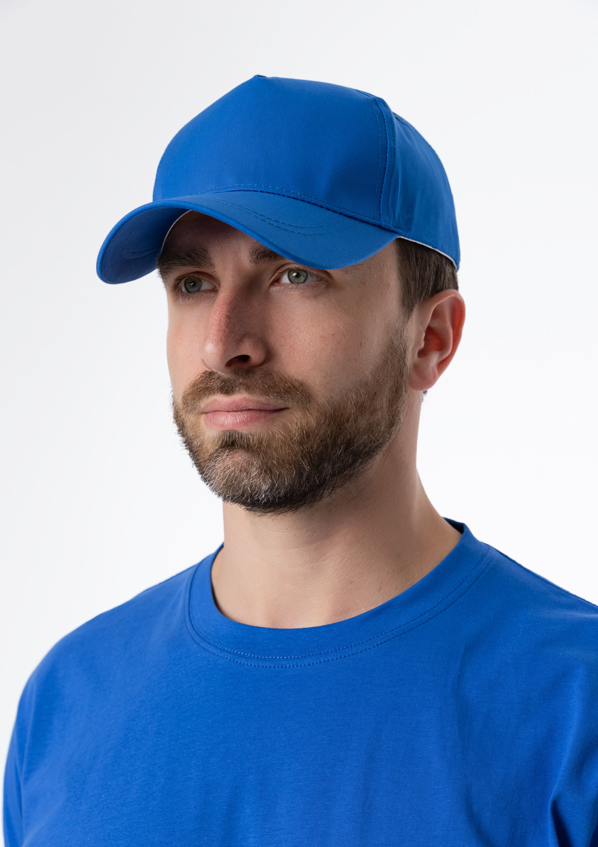 Бейсболка STAN 5 клиньев хлопок 150, 13, Синий,  (16/1)  (56-58/ONE SIZE)