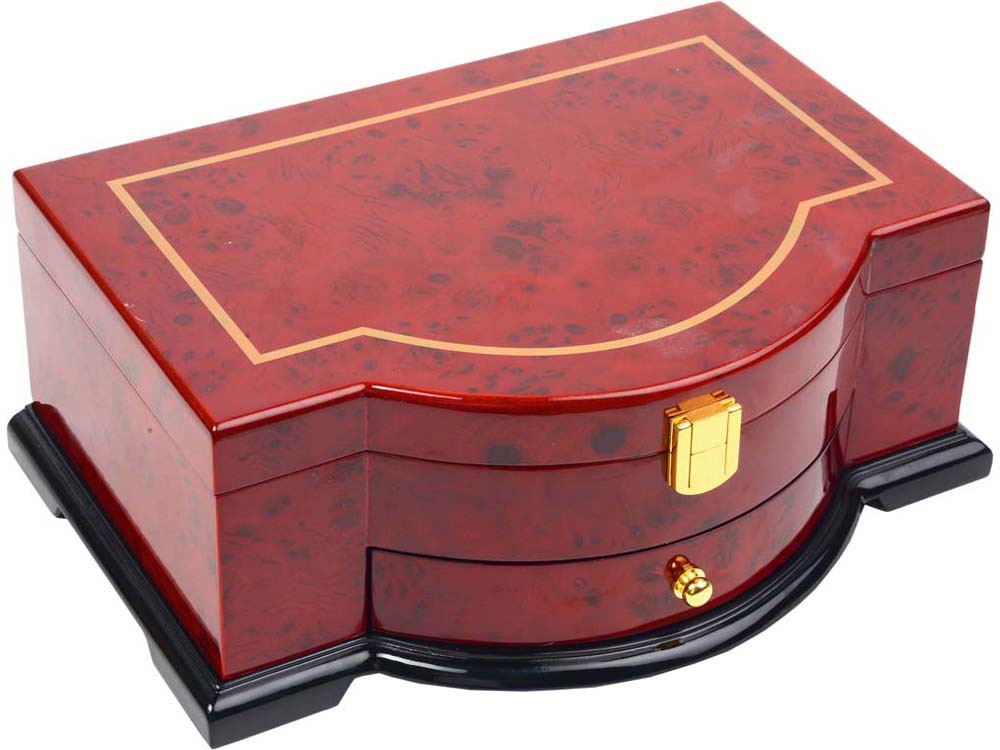 Шкатулка Виктория, красное дерево (Р)