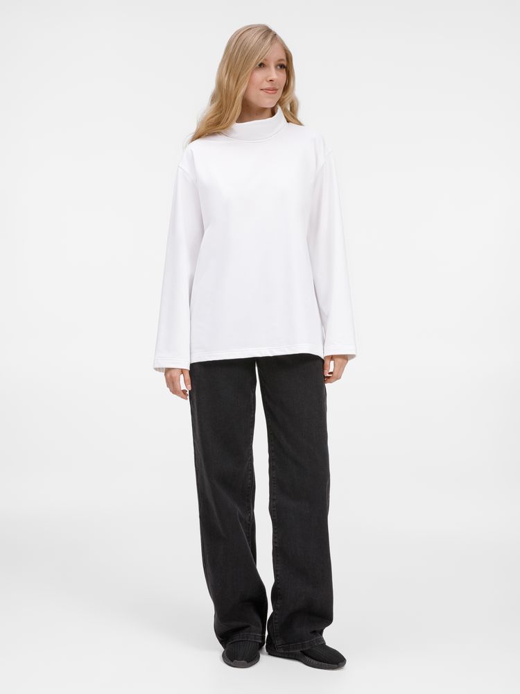 Лонгслив из бифлекса Morfiss, белый, размер XL/XXL