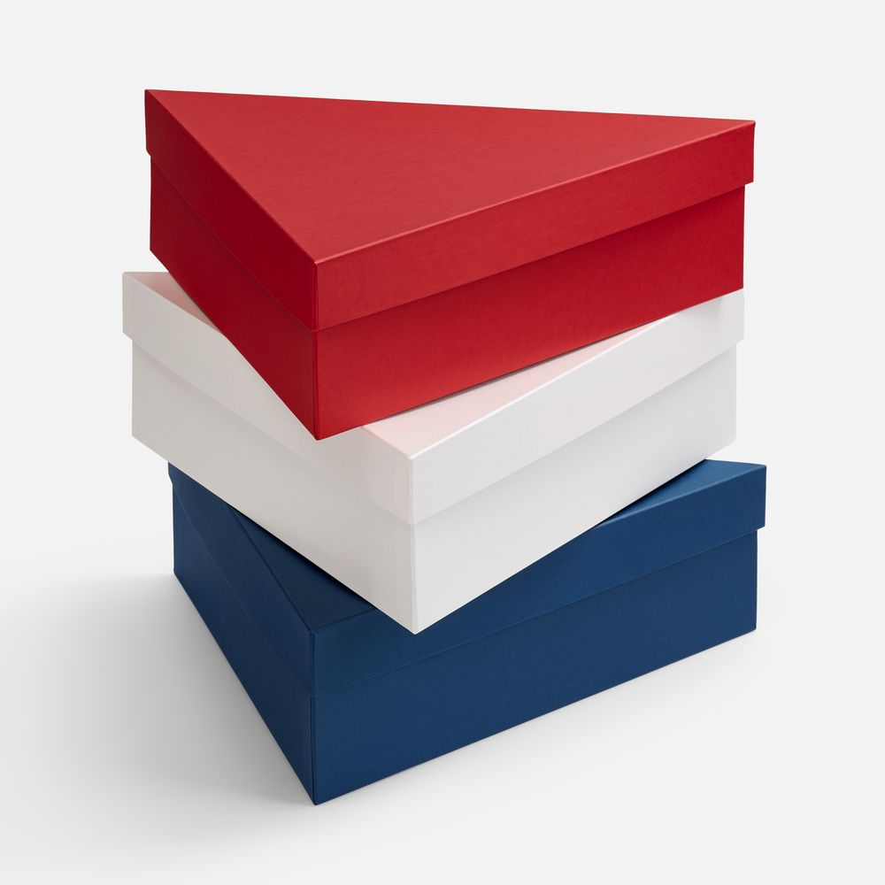 Коробка Trigon — пример нанесения логотипа (сделано в России) | Print Logo