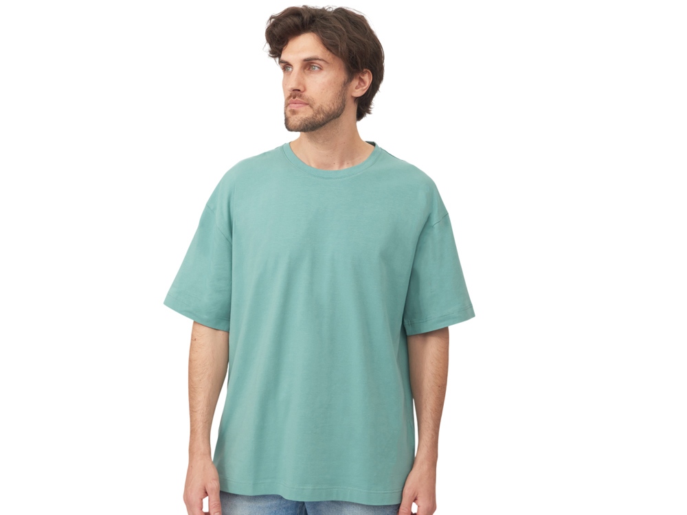 Футболка оверсайз Vienna унисекс , припылено-бирюзовый