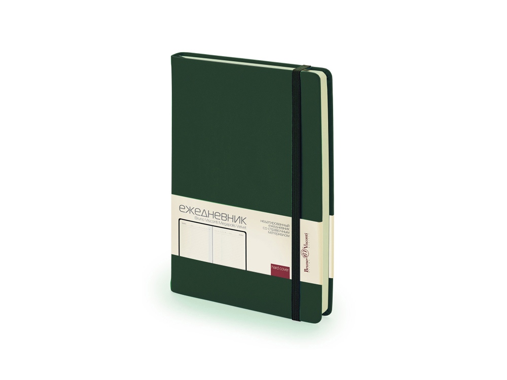 Ежедневник недатированный А5 Megapolis Velvet с логотипом Bruno Visconti | Print Logo