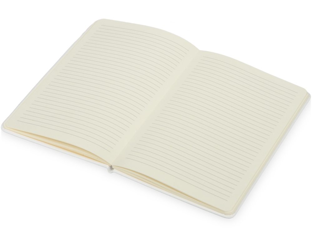 Блокнот Wispy, твердая обложка A5, 64 листа в линейку, белый