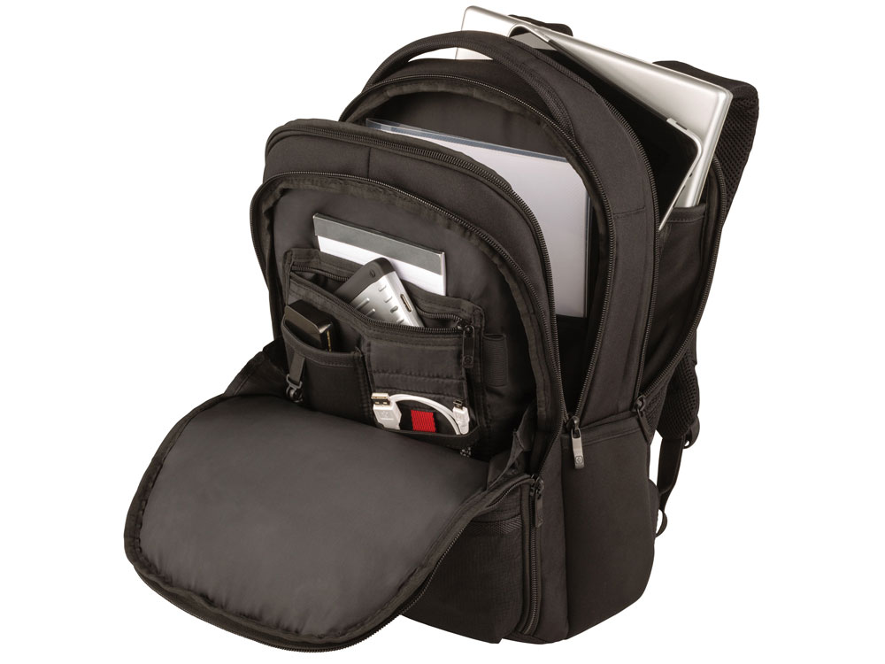 Рюкзак Fuse WENGER 15.6, черный, полиэстер, 32 x 21 x 43 см, 16 л