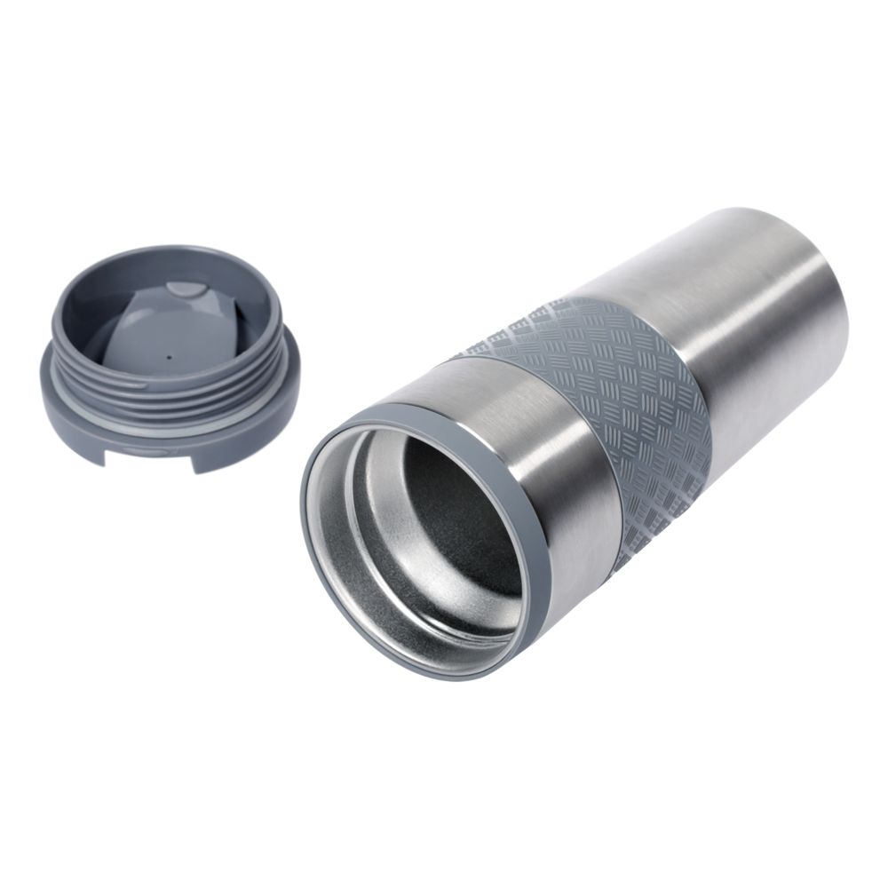 Термостакан Hard Work, вакуумный — пример нанесения логотипа (Hard Work) | Print Logo