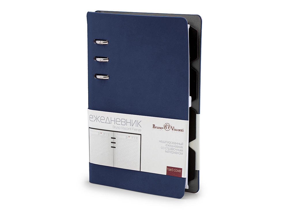 Ежедневник недатированный А5 Firenze с логотипом Bruno Visconti | Print Logo