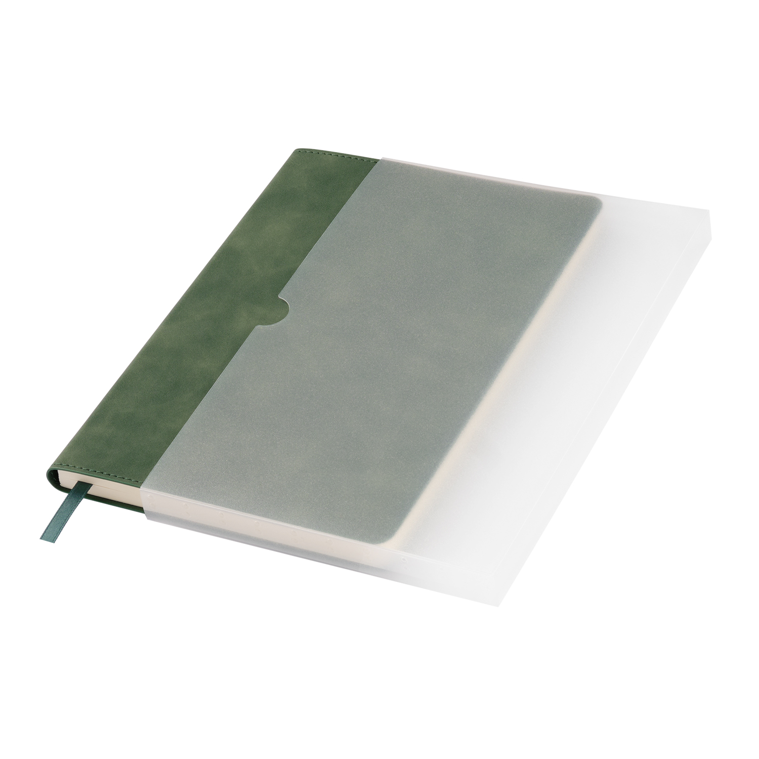 Ежедневник Верона (Verona) недатированный, зеленый