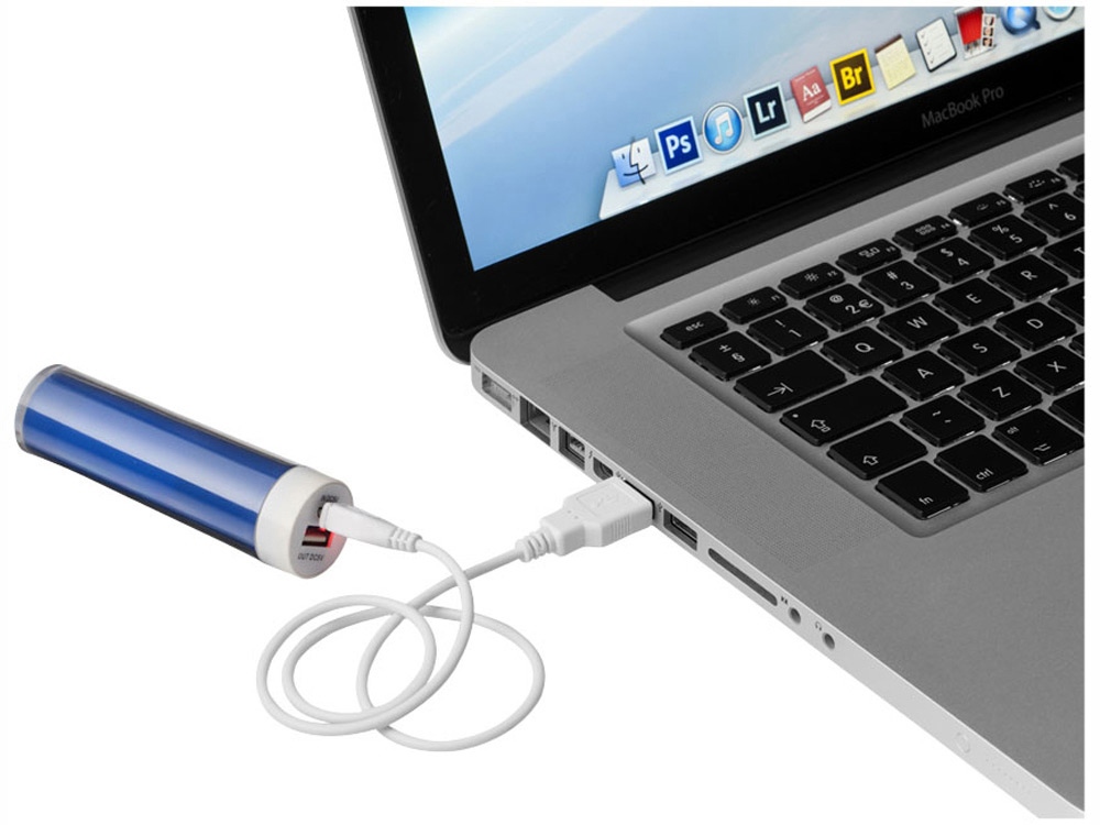 Портативное зарядное устройство Dash, 2200 мА/ч, ярко-синий