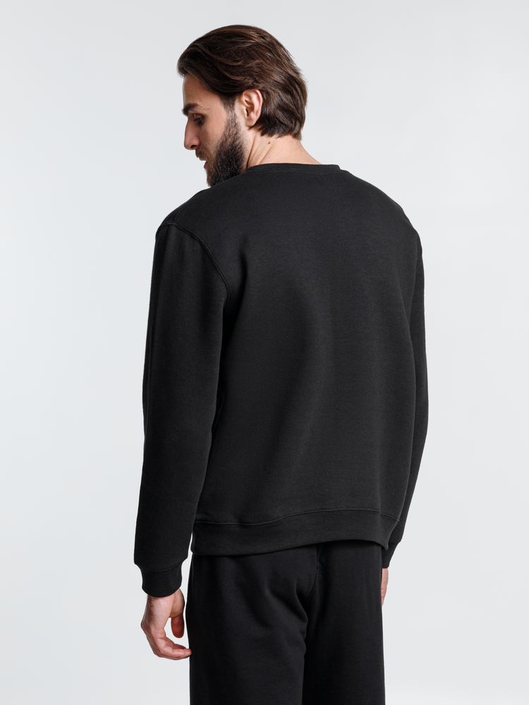 Свитшот унисекс Delta, черный, размер XXL