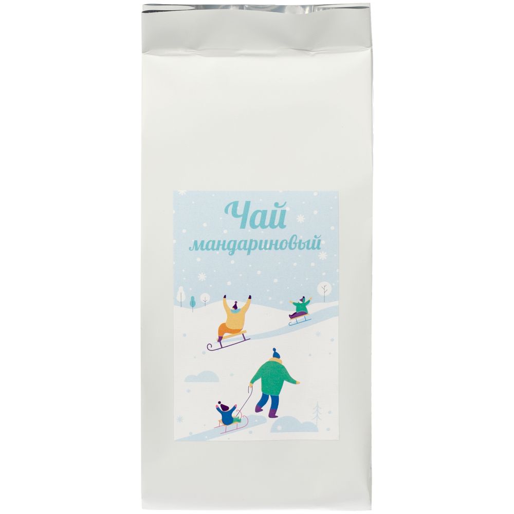 Чай черный «Мандариновый» — пример нанесения логотипа () | Print Logo