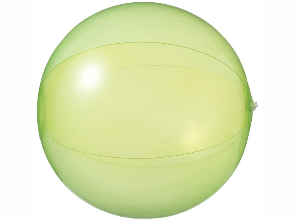 Мяч пляжный Ibiza, зеленый прозрачный