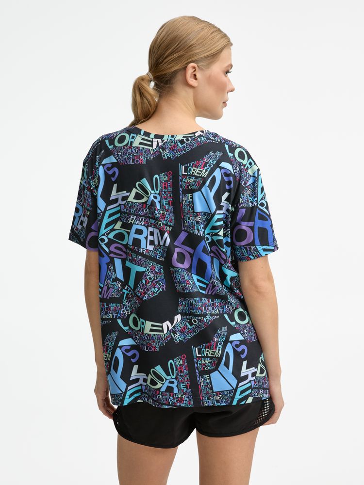 Футболка унисекс Senti с полной запечаткой на заказ, размер 4XL