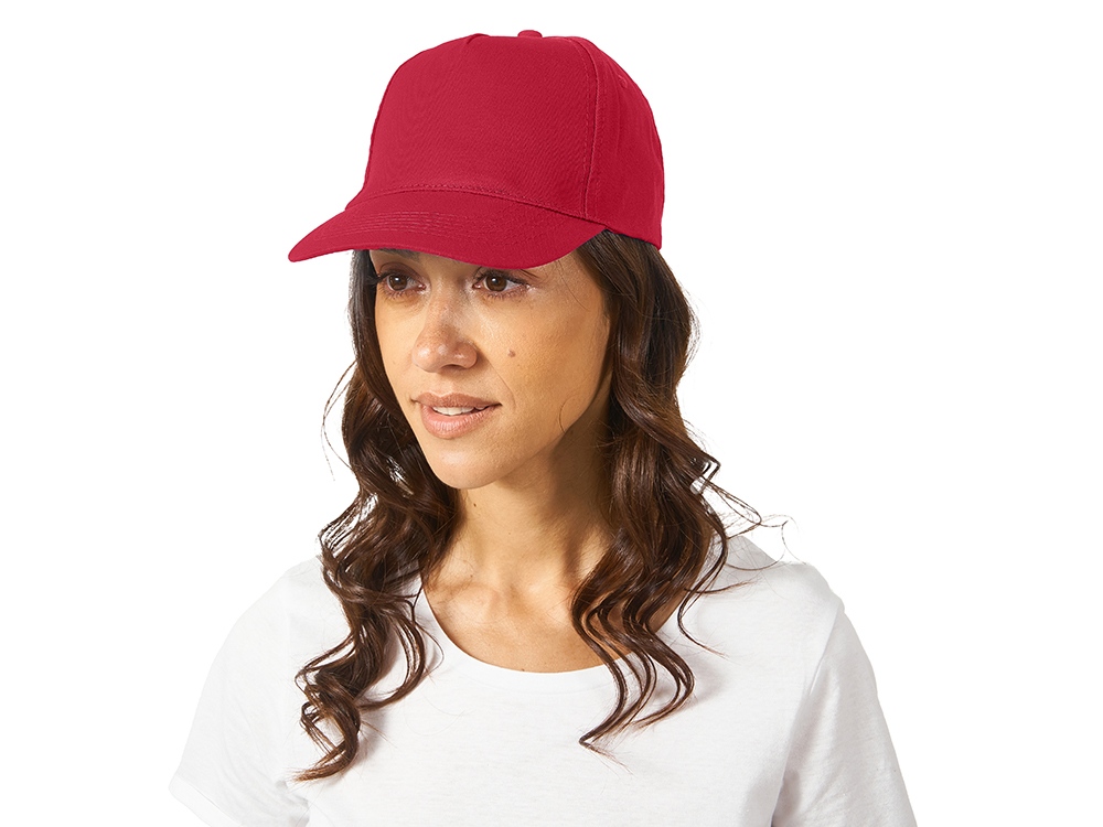 Бейсболка Memphis 5-ти панельная, красный