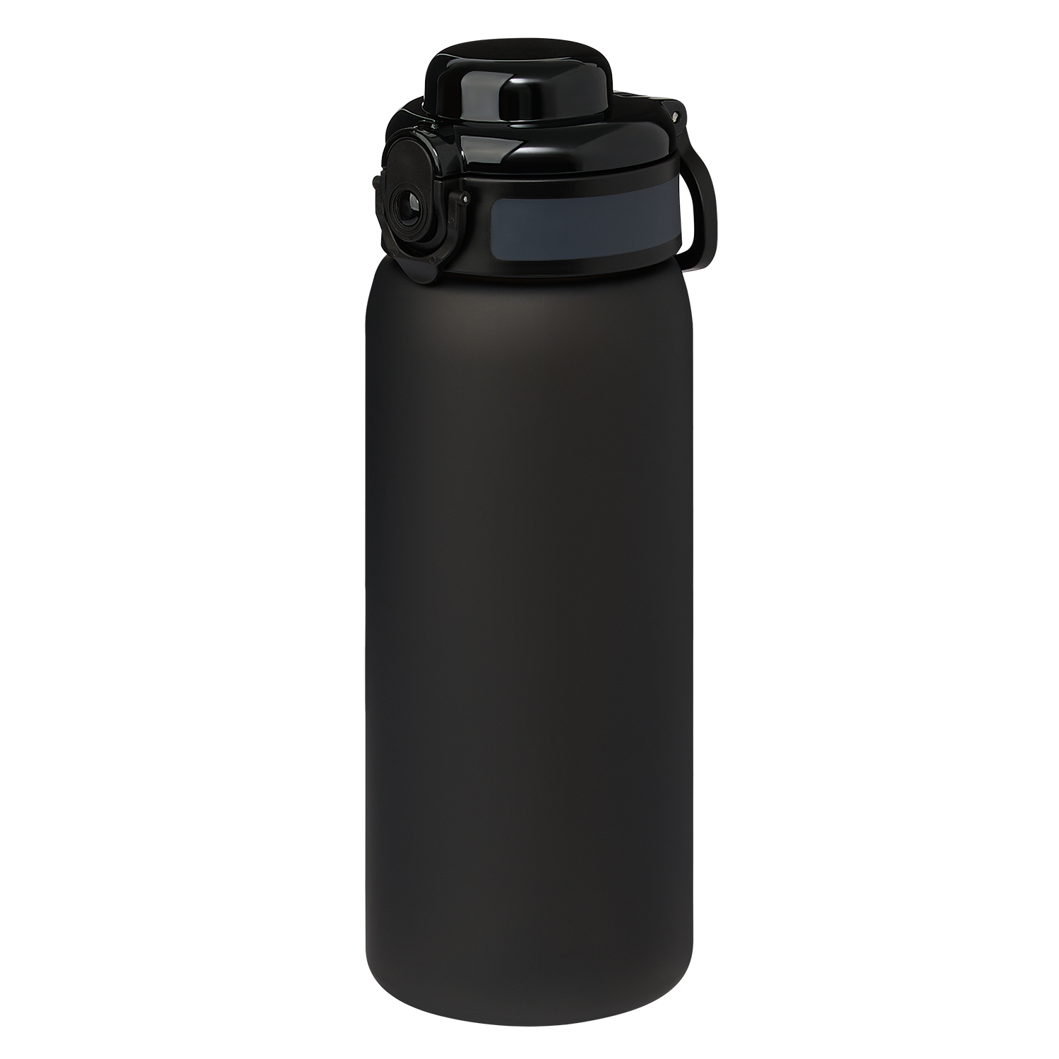 Бутылка для воды Ройс (Roys), черная фото на сайте Print Logo.